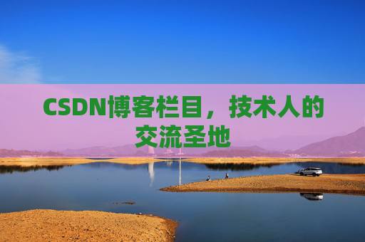 CSDN博客栏目，技术人的交流圣地